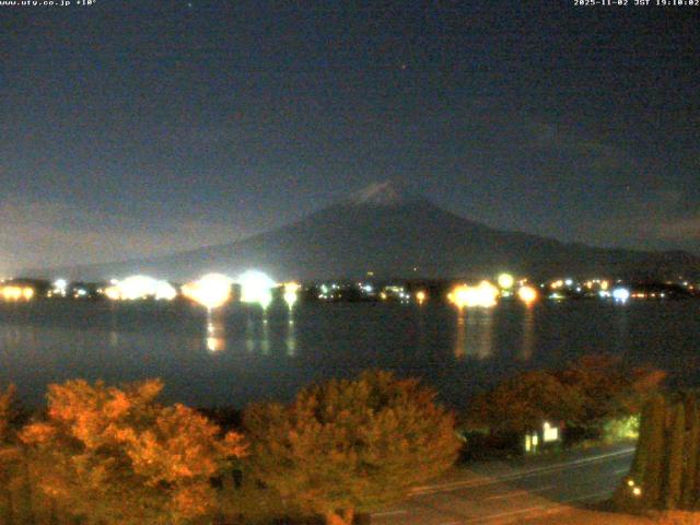 河口湖からの富士山