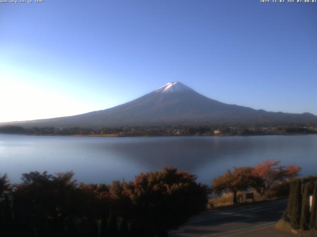 河口湖からの富士山