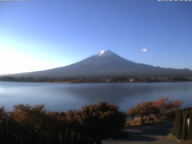 河口湖からの富士山