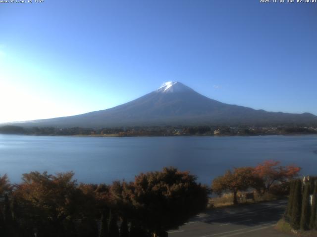 河口湖からの富士山