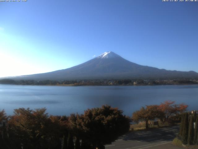 河口湖からの富士山