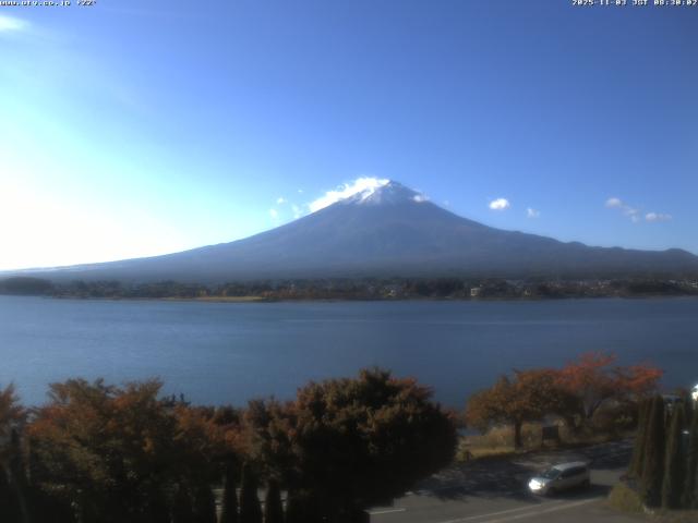 河口湖からの富士山