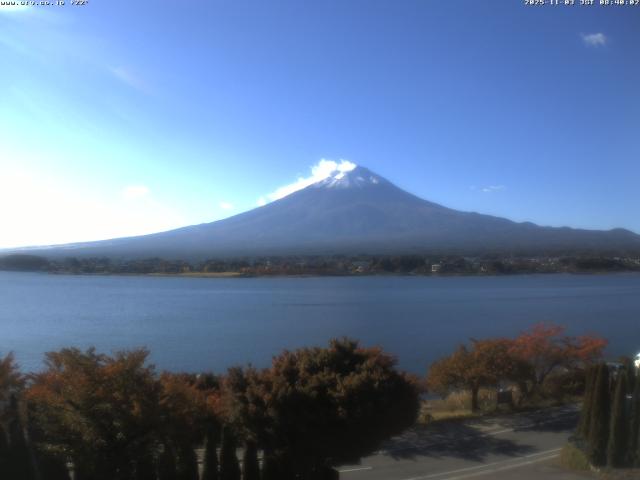 河口湖からの富士山
