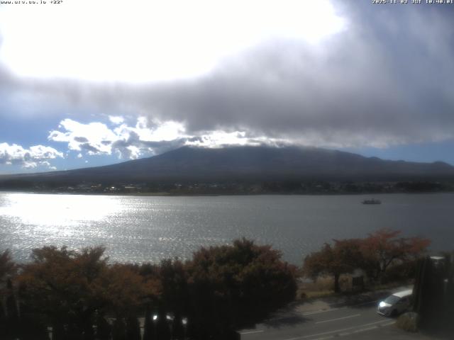 河口湖からの富士山