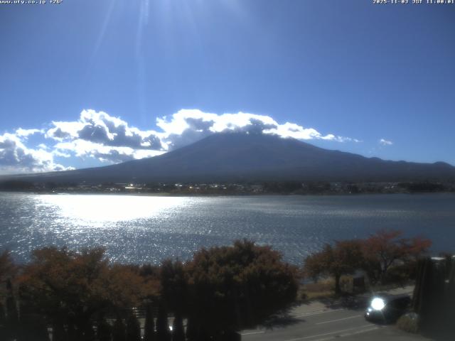 河口湖からの富士山