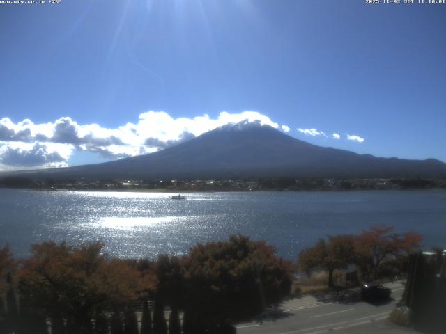 河口湖からの富士山