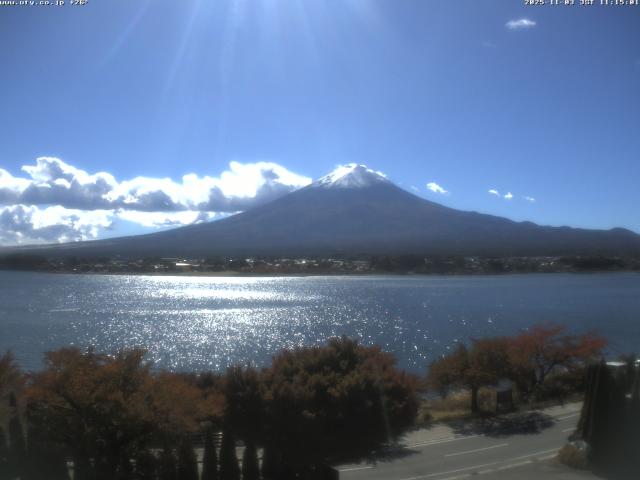 河口湖からの富士山