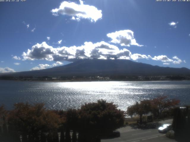 河口湖からの富士山