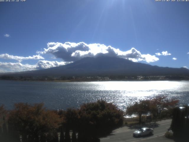 河口湖からの富士山