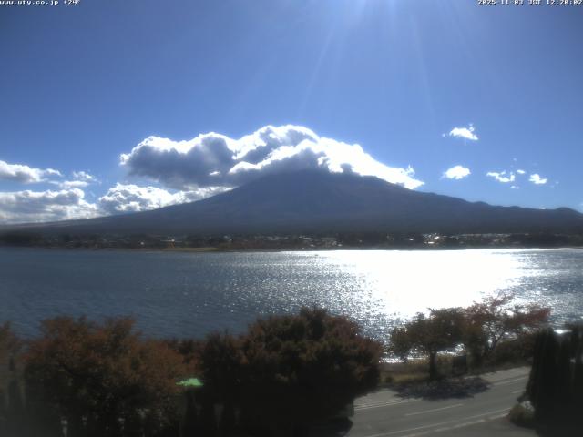 河口湖からの富士山