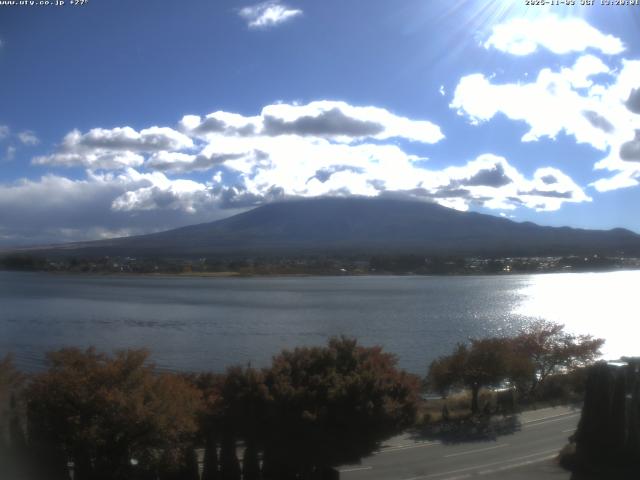 河口湖からの富士山