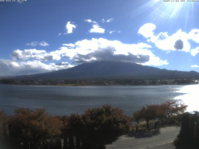 河口湖からの富士山