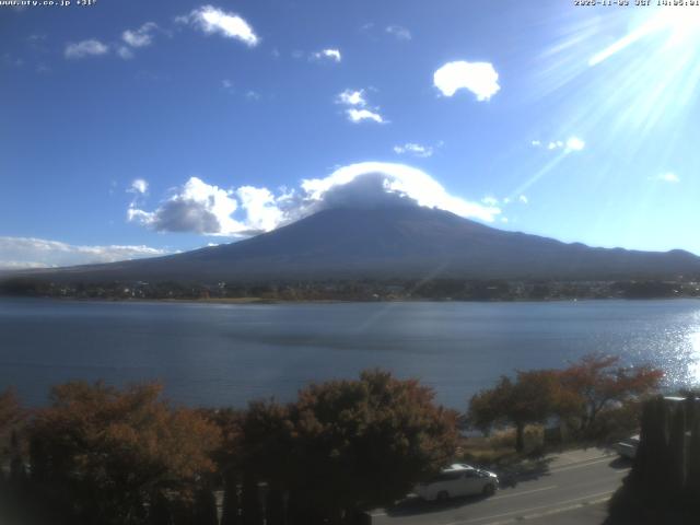 河口湖からの富士山