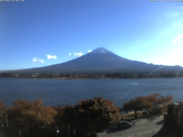 河口湖からの富士山