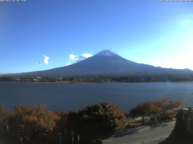 河口湖からの富士山