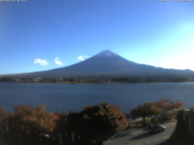 河口湖からの富士山