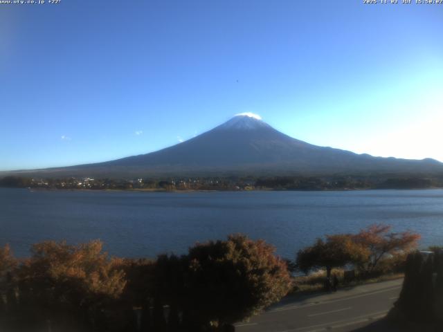 河口湖からの富士山