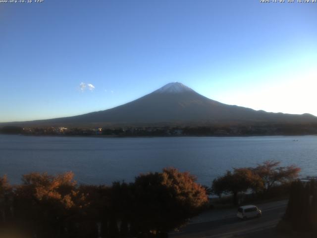 河口湖からの富士山