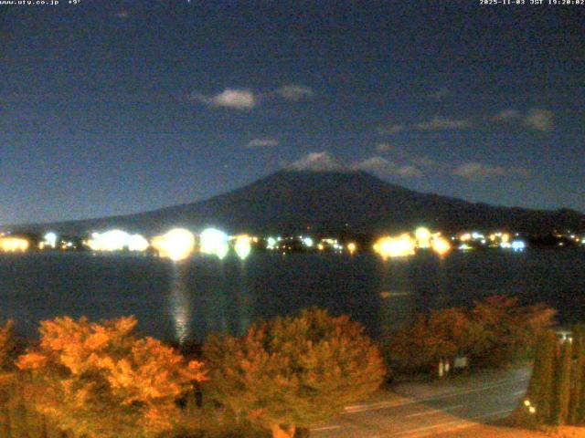 河口湖からの富士山