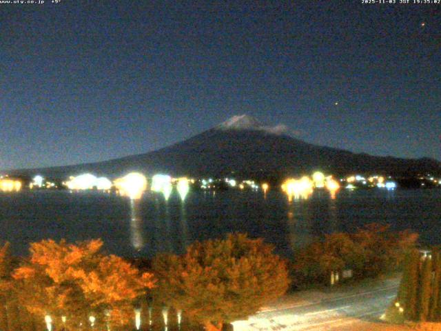 河口湖からの富士山