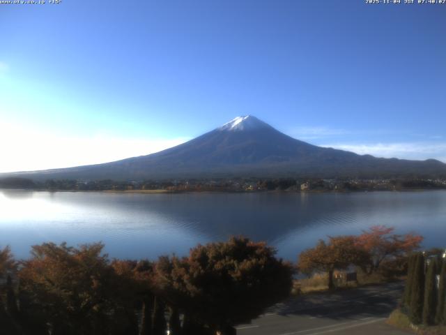 河口湖からの富士山
