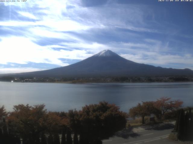 河口湖からの富士山