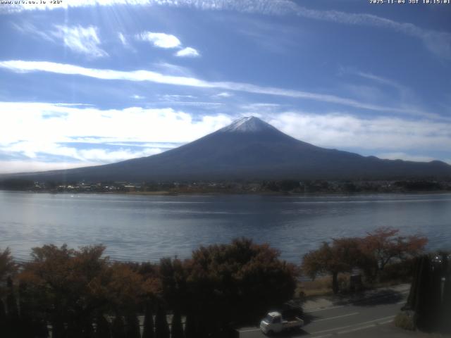 河口湖からの富士山