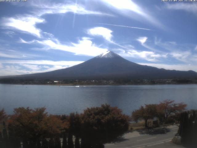 河口湖からの富士山