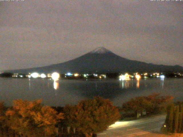 河口湖からの富士山