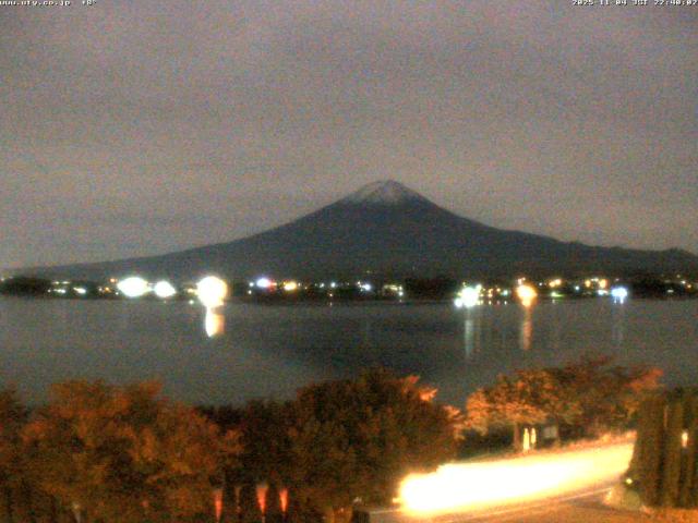 河口湖からの富士山