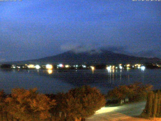 河口湖からの富士山