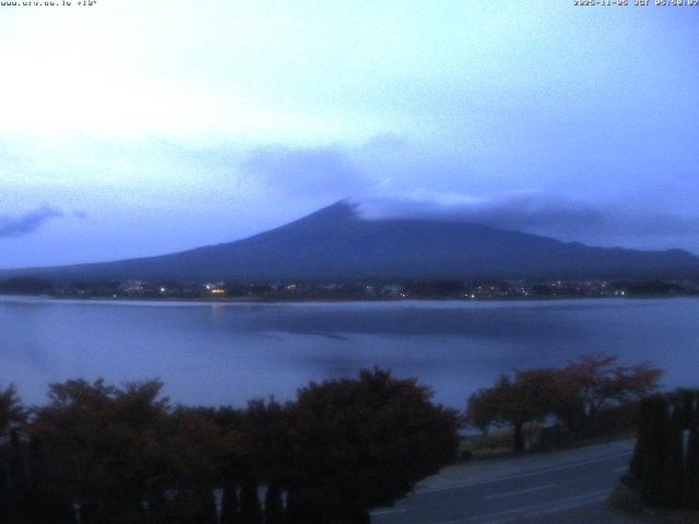 河口湖からの富士山