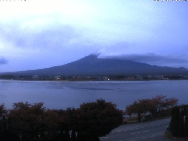 河口湖からの富士山