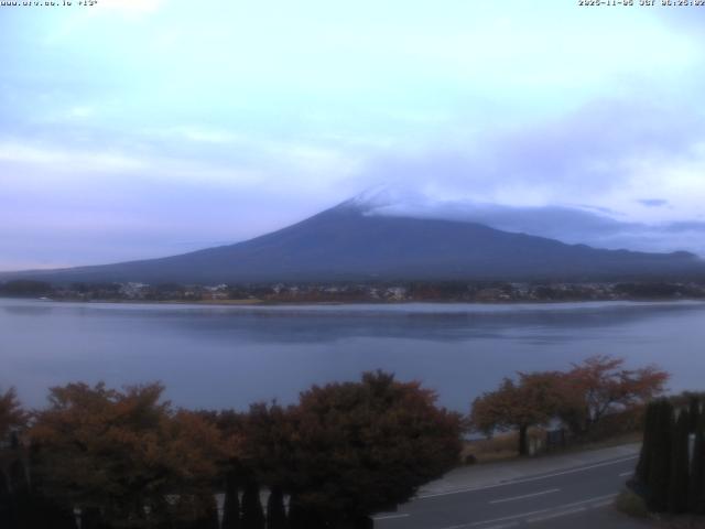 河口湖からの富士山