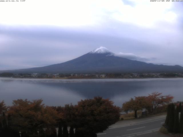 河口湖からの富士山