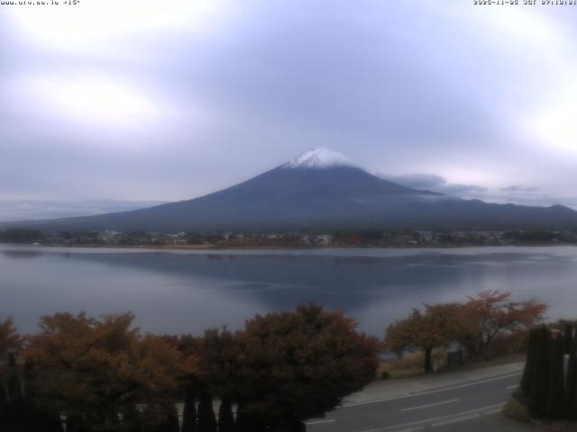 河口湖からの富士山