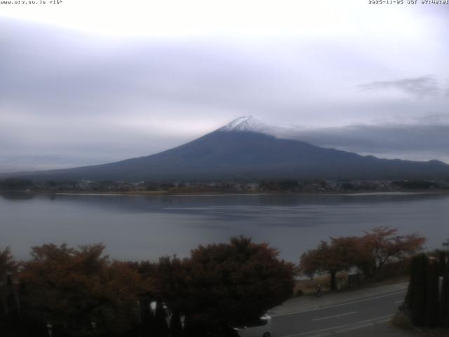 河口湖からの富士山