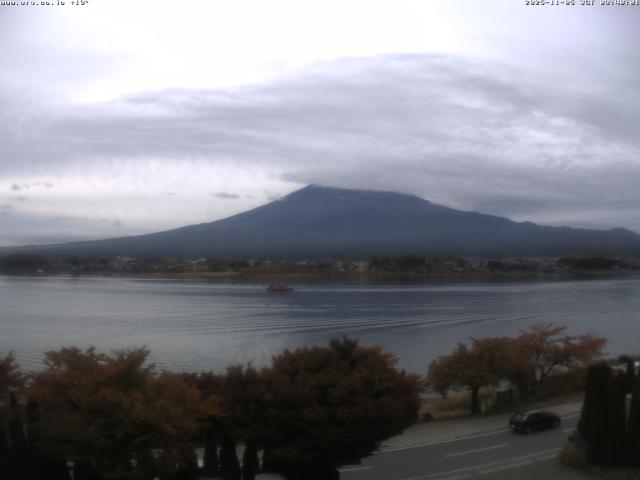 河口湖からの富士山
