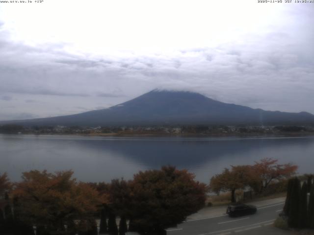 河口湖からの富士山