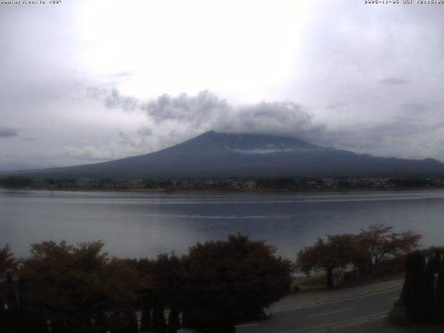 河口湖からの富士山