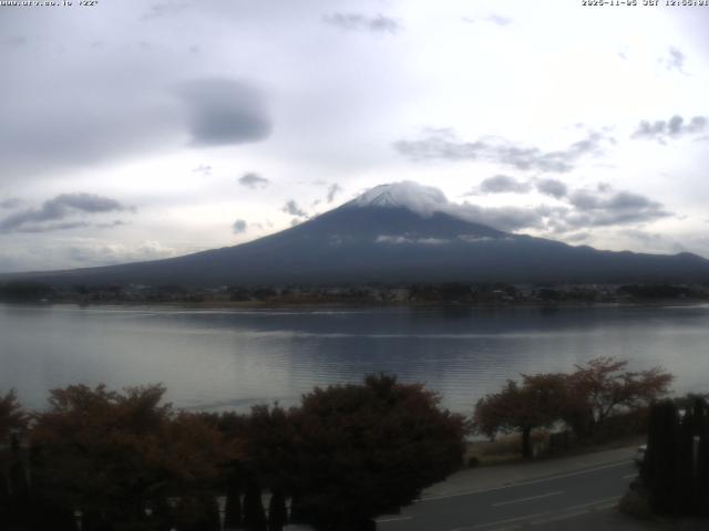 河口湖からの富士山