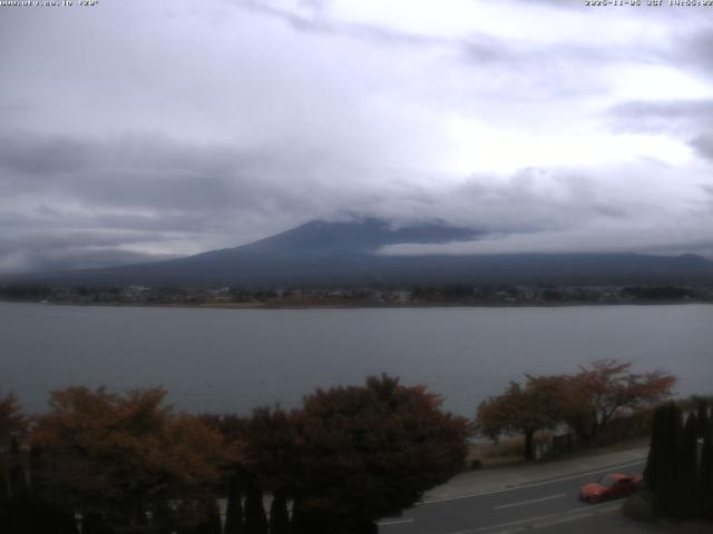 河口湖からの富士山