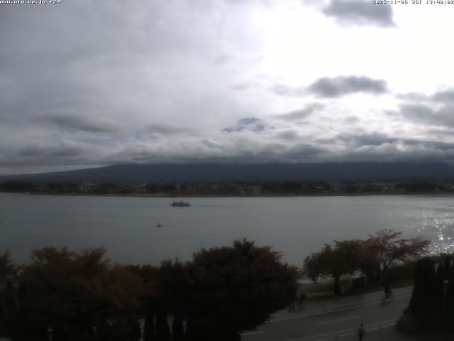 河口湖からの富士山
