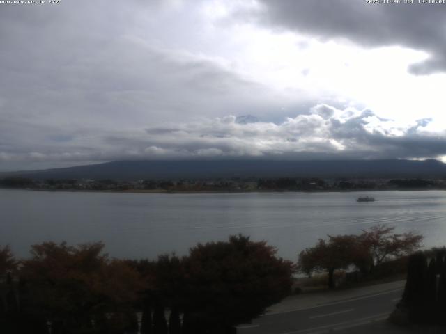 河口湖からの富士山