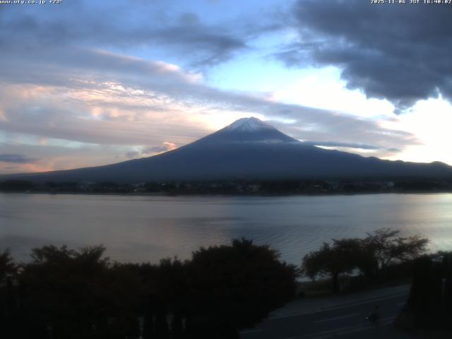 河口湖からの富士山