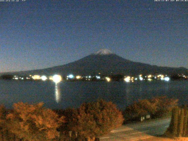 河口湖からの富士山