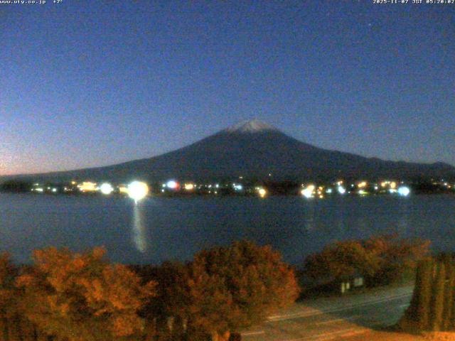 河口湖からの富士山