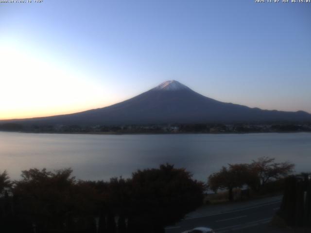 河口湖からの富士山