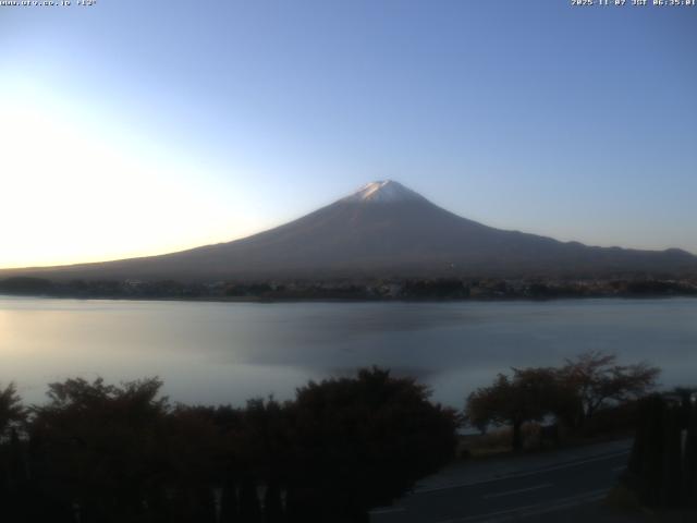 河口湖からの富士山