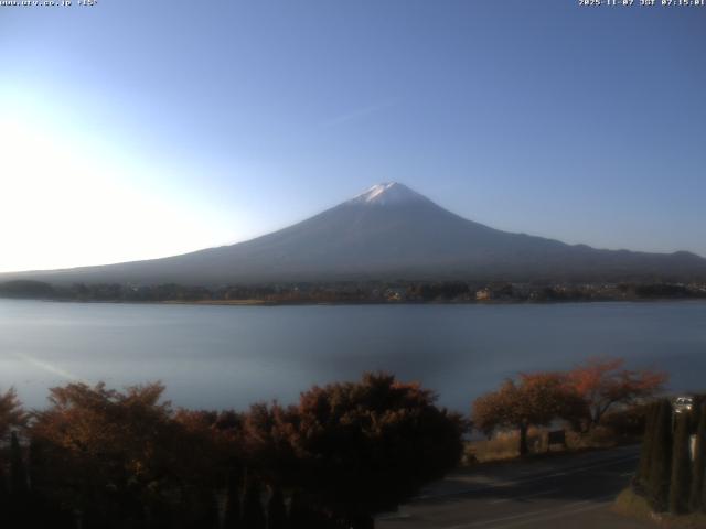 河口湖からの富士山